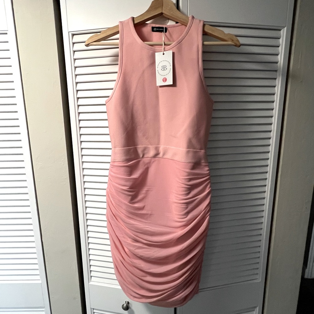 Bella Barnett Blush Bandage Dress.